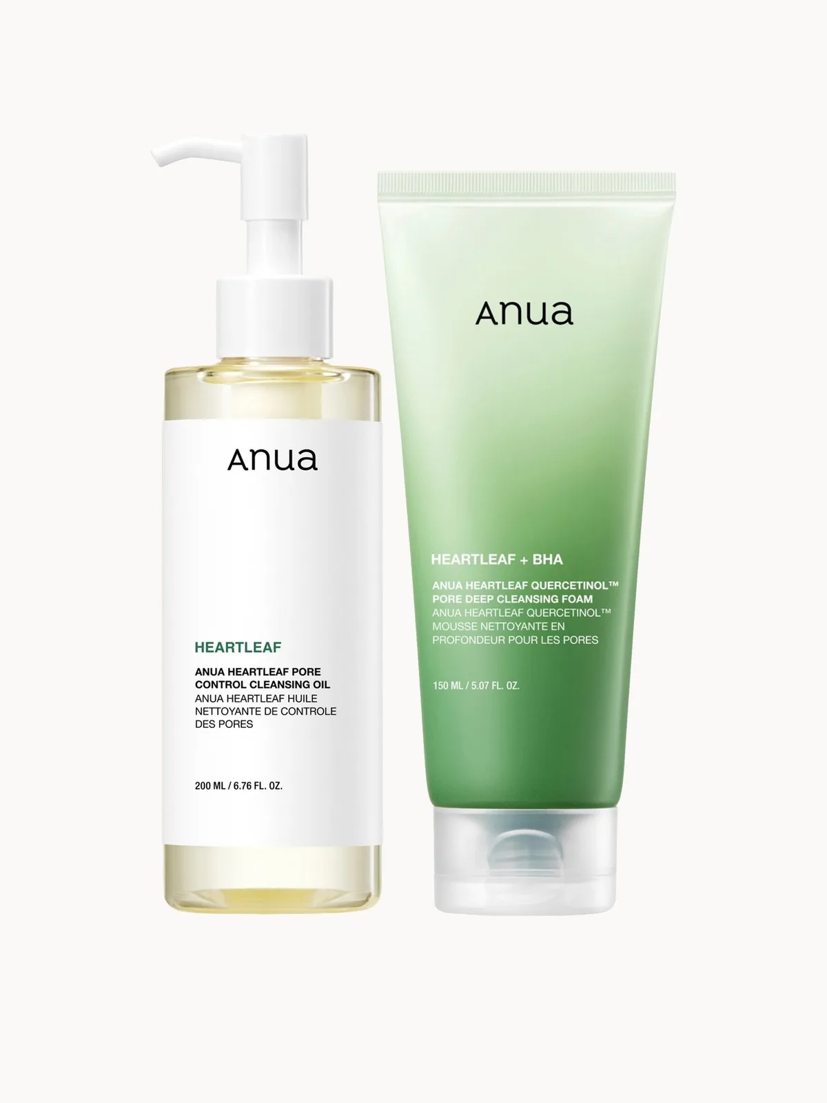 Anua Heartleaf Double Cleansing Duo Bundle
