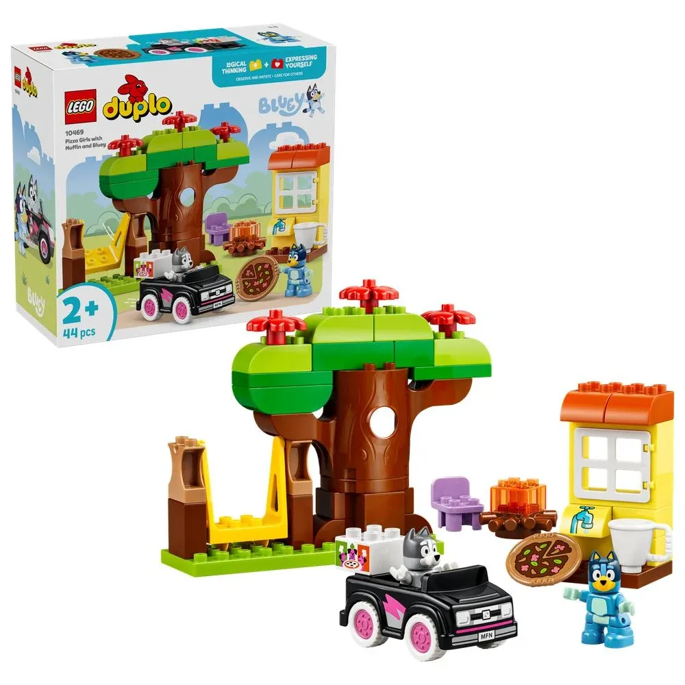 LEGO Duplo 10469 Pizza Girls with Muffin and Bluey