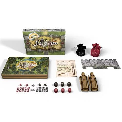 Exalted Press 3in1 Game Board Fetchez la Vache Squashez Anglais and Backgammon (4 to a carton)