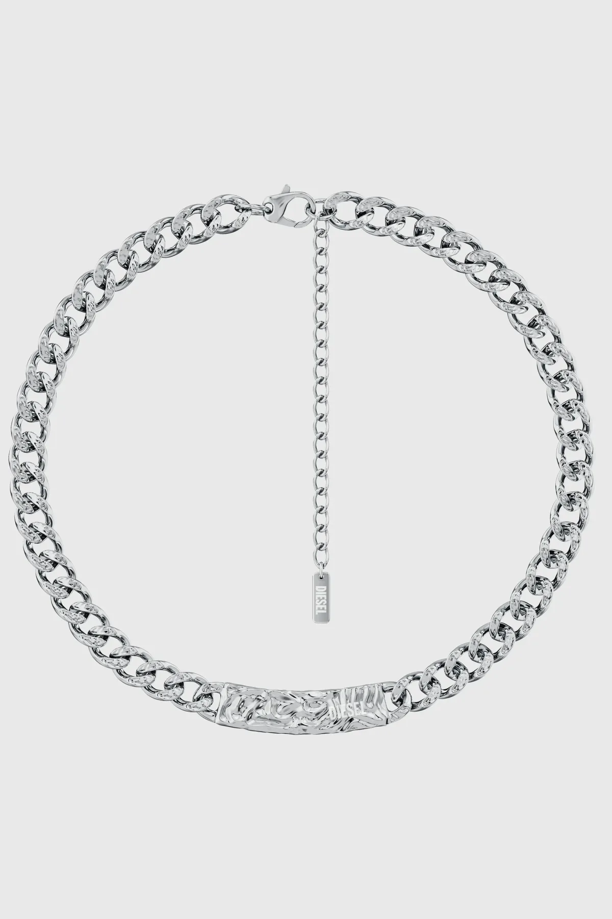 Diesel Stainless Steel Chain Necklace DX1733040 (Silver)