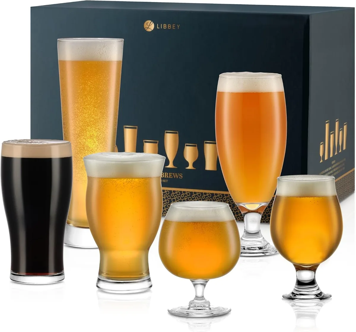 Libbey Craft Beer Tasting Glasses Set