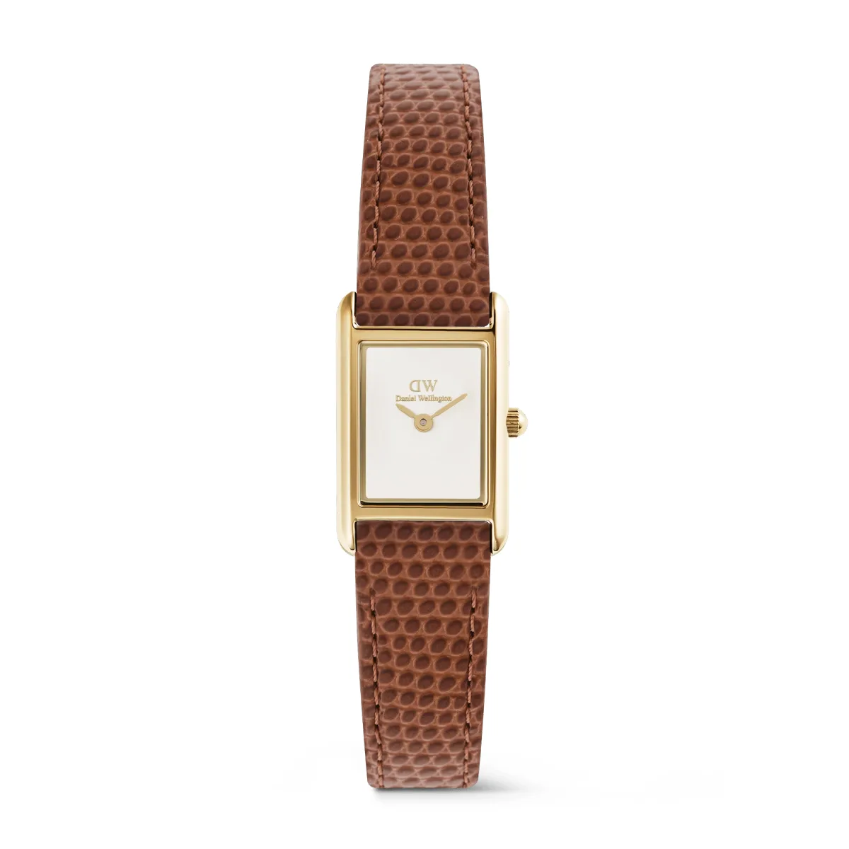 Daniel Wellington Bound Mini Light Brown Lizard Gold