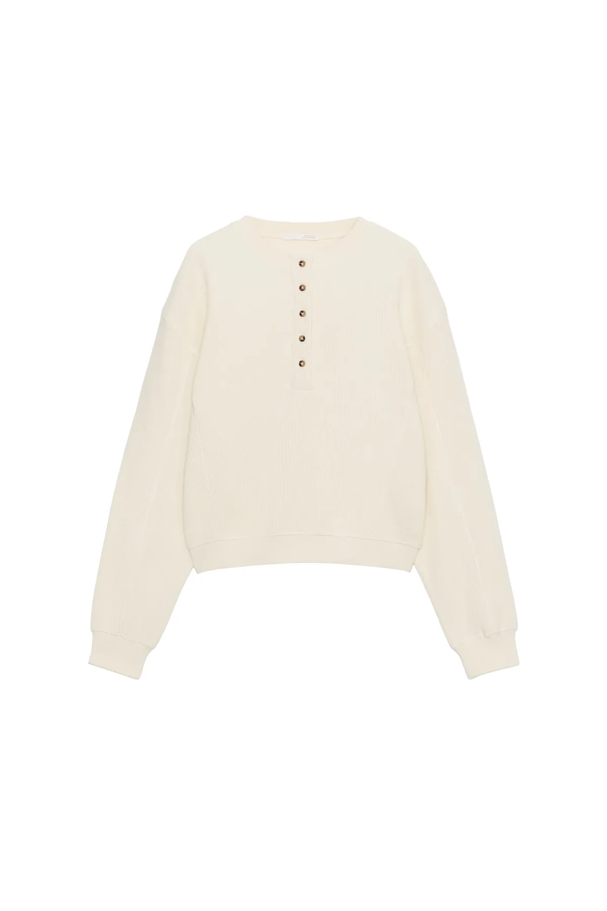 Zara Cotton Waffle-Knit Jumper