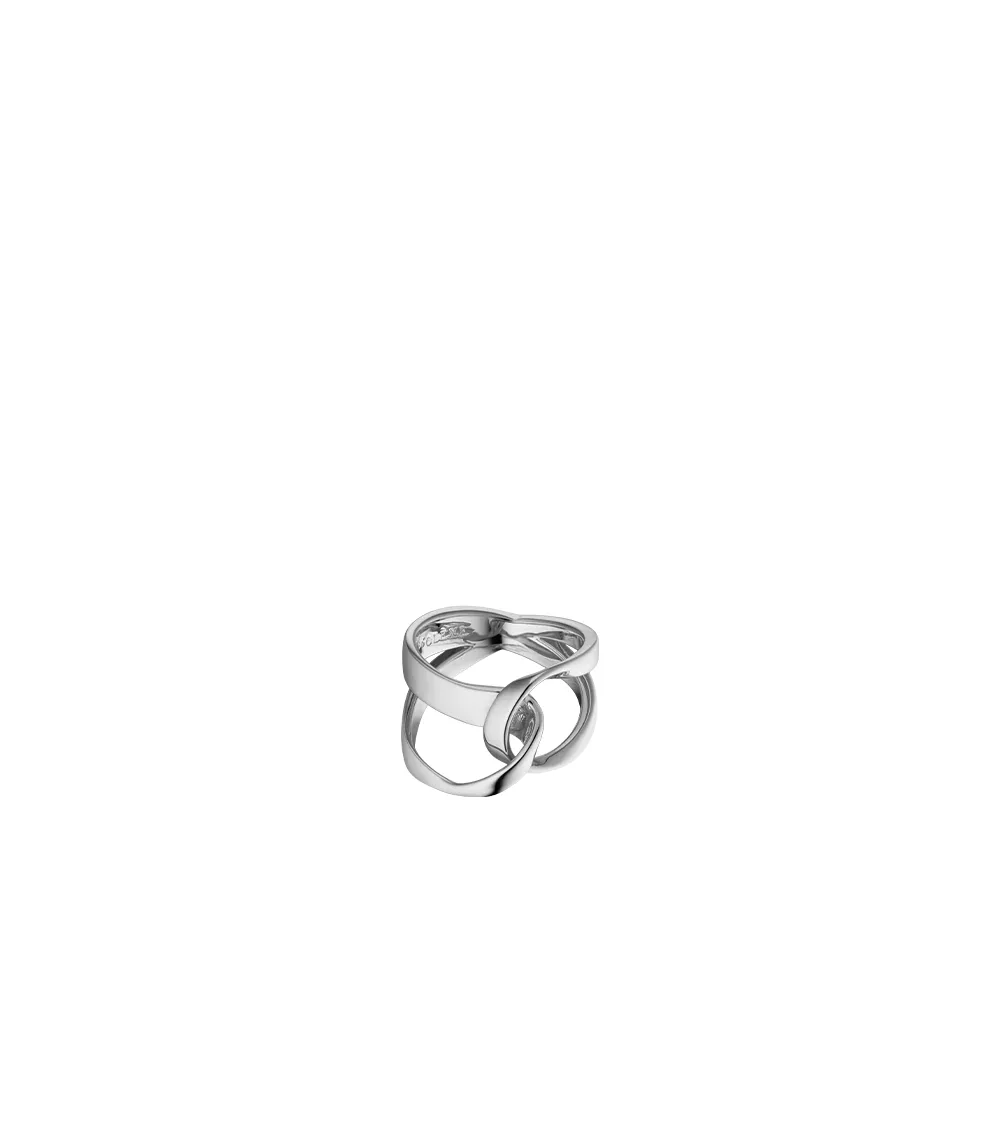 Polene Polène Éole Ring (Silver in rhodium plated brass)