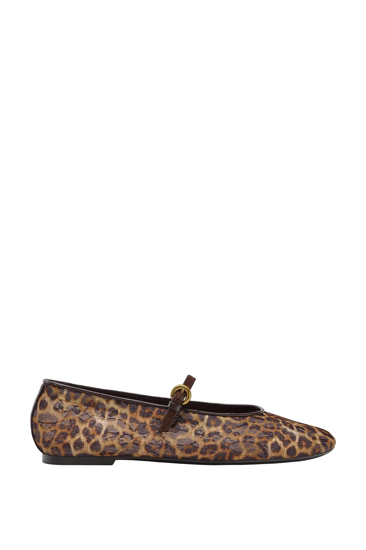 Zara Printed Mesh Ballet Flats