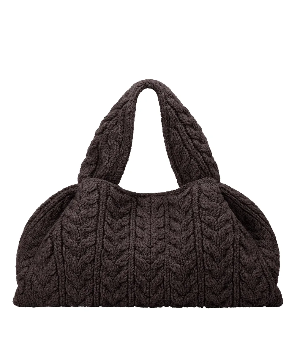 Polene Polène Numéro Neuf Large Bag (Merino Ebony)
