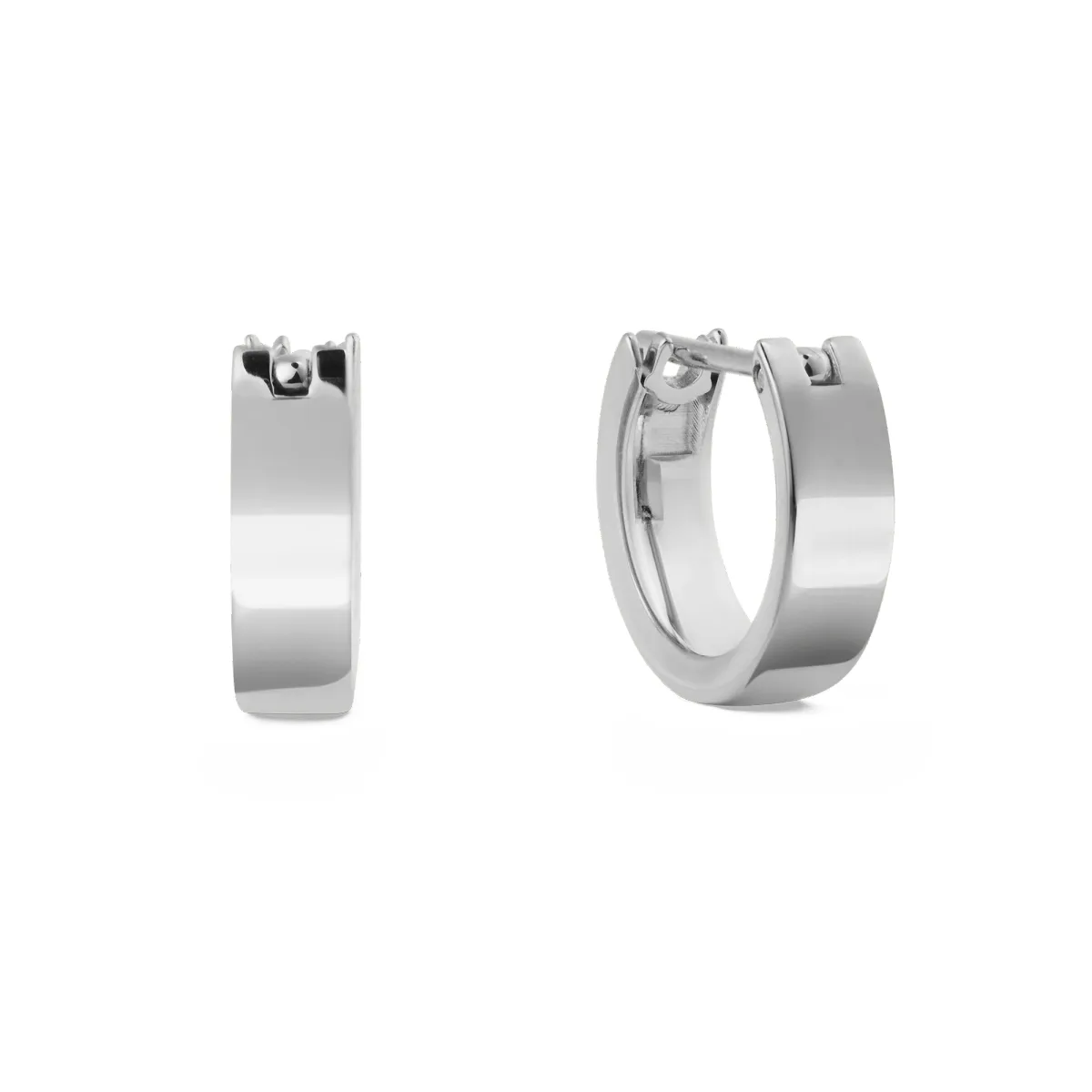 Daniel Wellington Line Earrings Polished Silver 3.5mm
