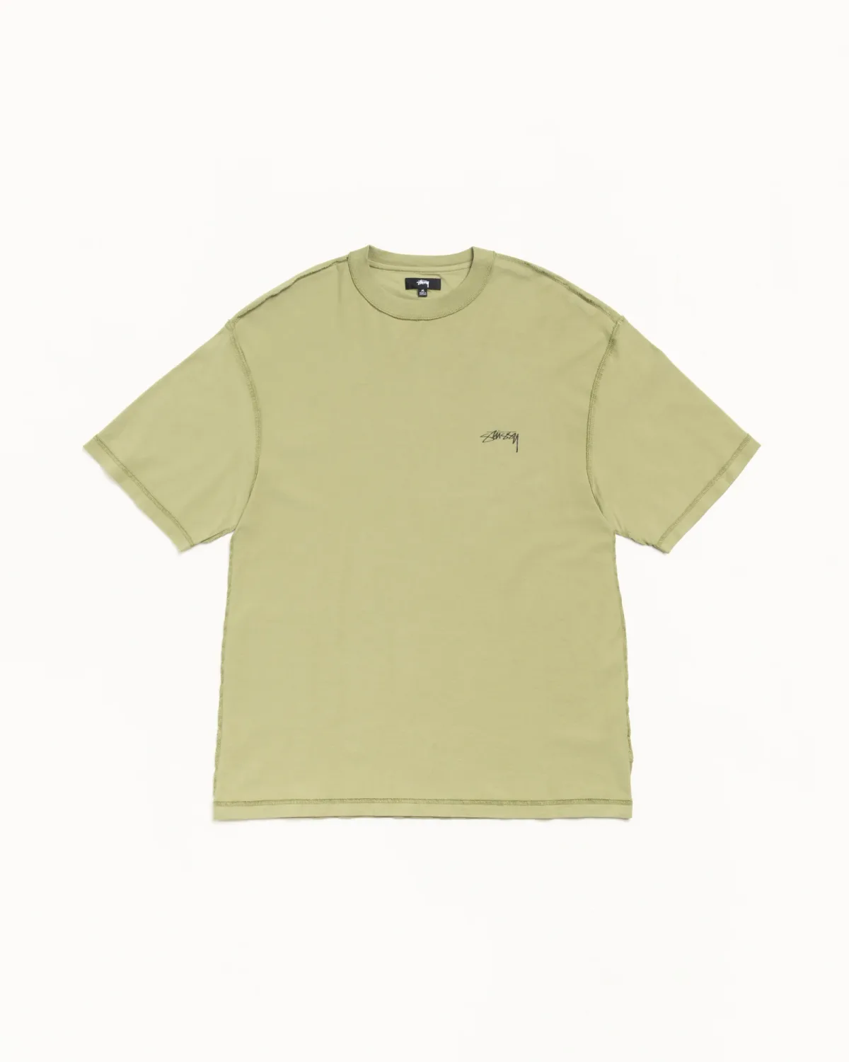 Stüssy Lazy Tee (Light Olive)